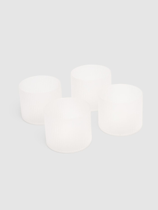 Ferm Living - Lot de 4 verres Ripple