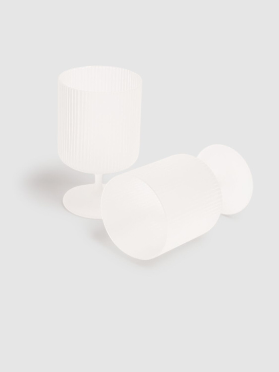 Ferm Living - Lot de 2 verres à vin Ripple