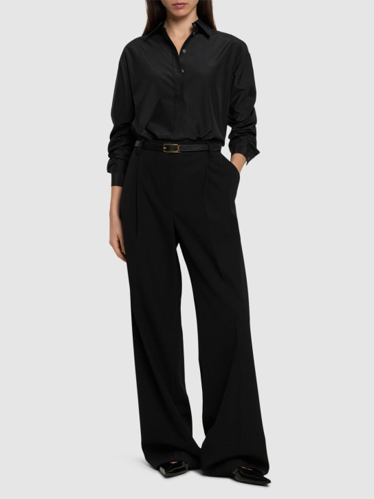 Michael Kors Collection - Chemise en taffetas en coton et soie
