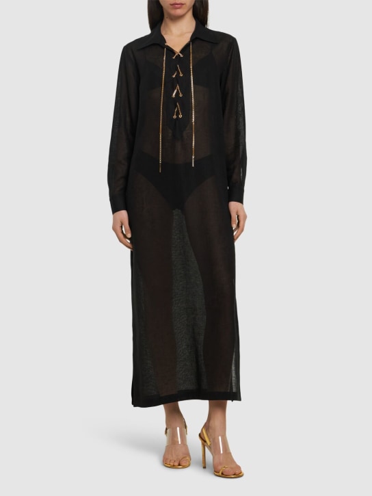 Michael Kors Collection: Abito caftan in crepe