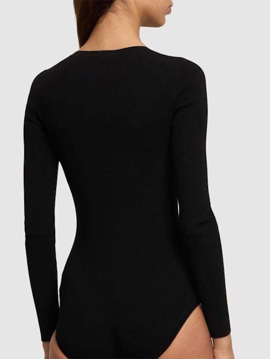 Michael Kors Collection: Body manches longues en viscose stretch