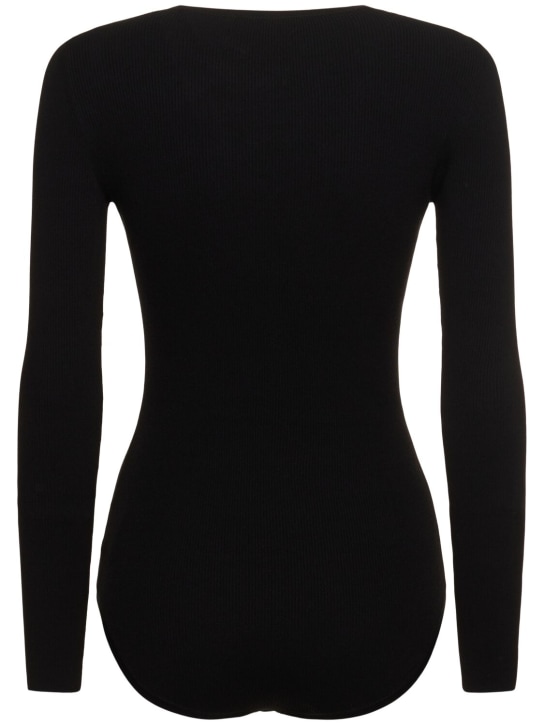 Michael Kors Collection: Body manches longues en viscose stretch
