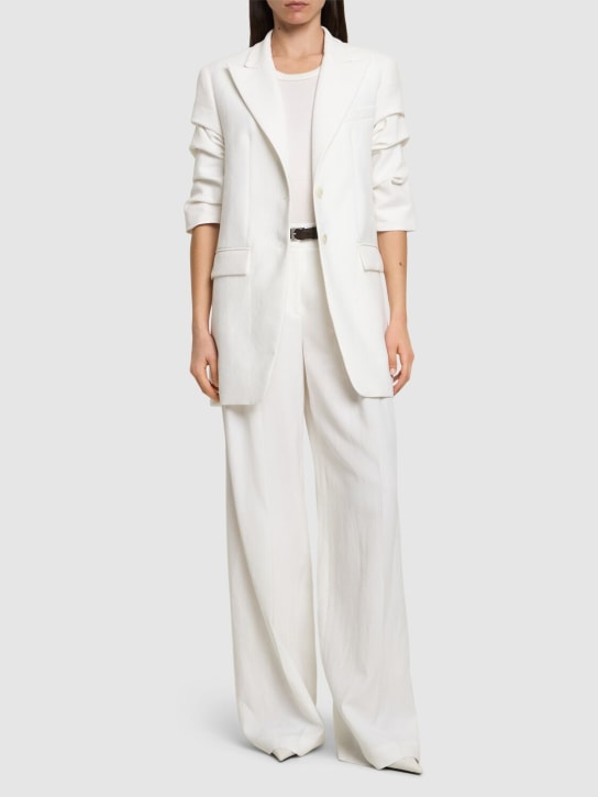 Michael Kors Collection: Blazer monopetto in lino