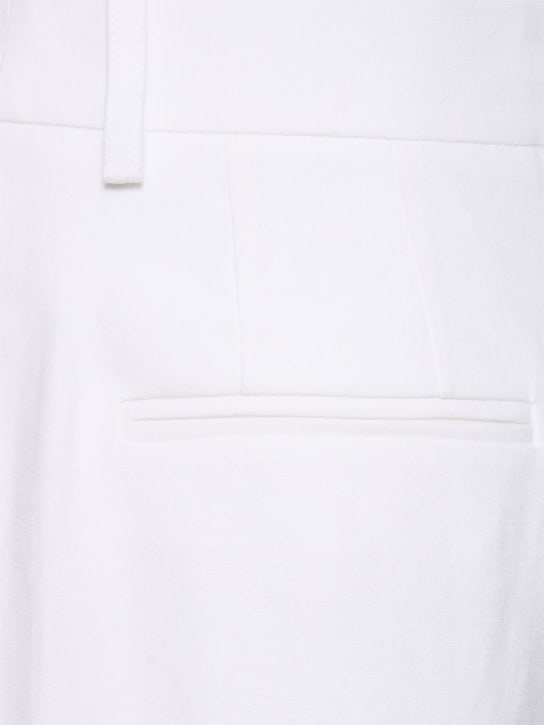 Michael Kors Collection: Mittelhoch geschnittene Hose aus Leinen