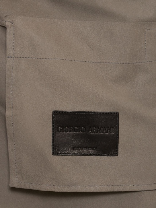 Giorgio Armani: Chaqueta de ante