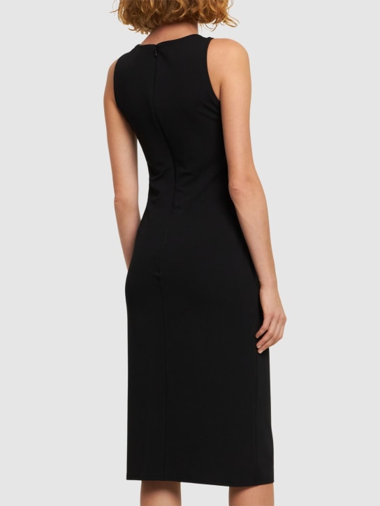 Michael Kors Collection: Robe midi en jersey de viscose mate