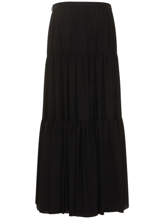 Michael Kors Collection: Gonna in seta crepe de chine plissé