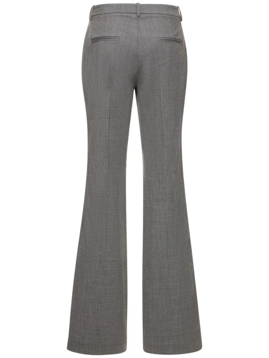 Michael Kors Collection: Mittellange, ausgestellte Hose aus Wolle „Haylee“