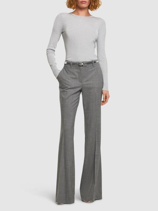 Michael Kors Collection - Pantaloni vita media Haylee in lana