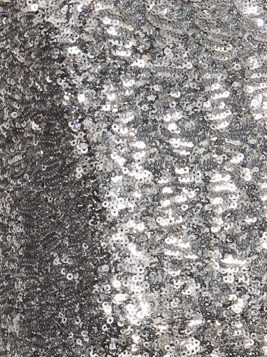 Michael Kors Collection: Sequined V-neck long dress