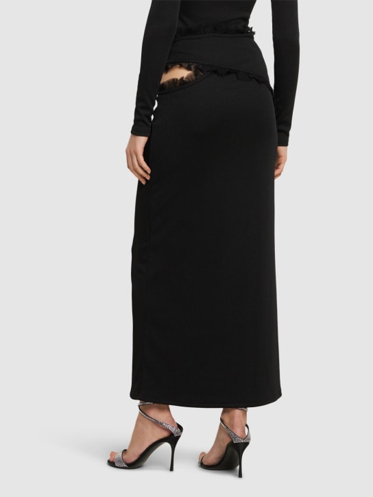 Christopher Esber: Gonna Carina con cutout e tulle