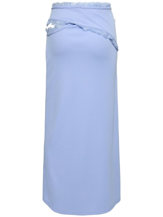 Christopher Esber: Gonna Carina con cutout e tulle
