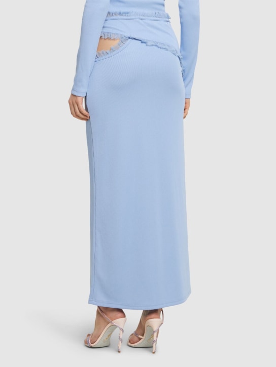 Christopher Esber: Gonna Carina con cutout e tulle