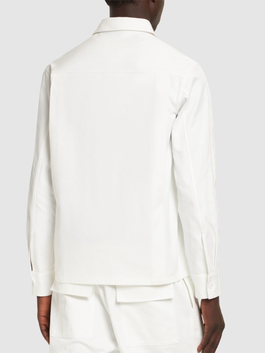 Jil Sander: Shorts aus Baumwollgabardine