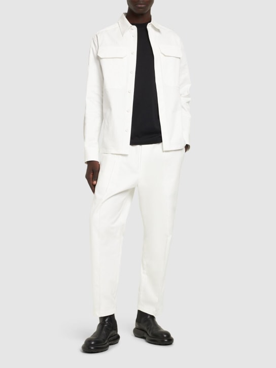 Jil Sander - Shorts aus Baumwollgabardine