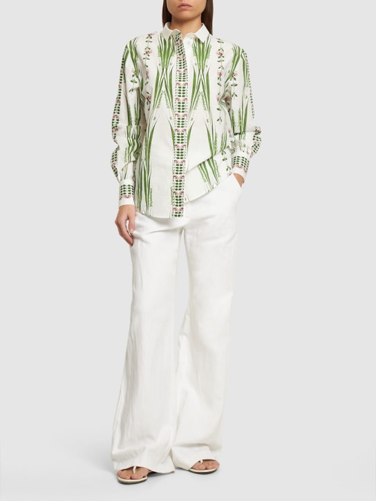 Giambattista Valli - Blouse en popeline de coton imprimé