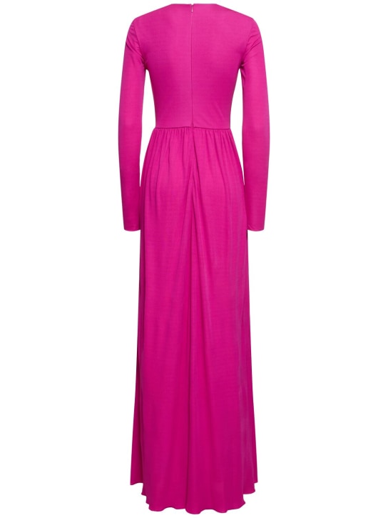 Giambattista Valli: Robe longue en jersey à manches longues