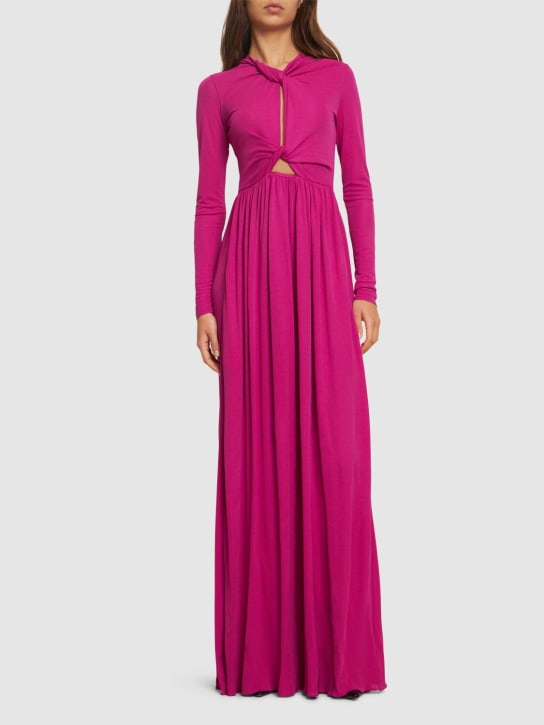 Giambattista Valli - Robe longue en jersey à manches longues