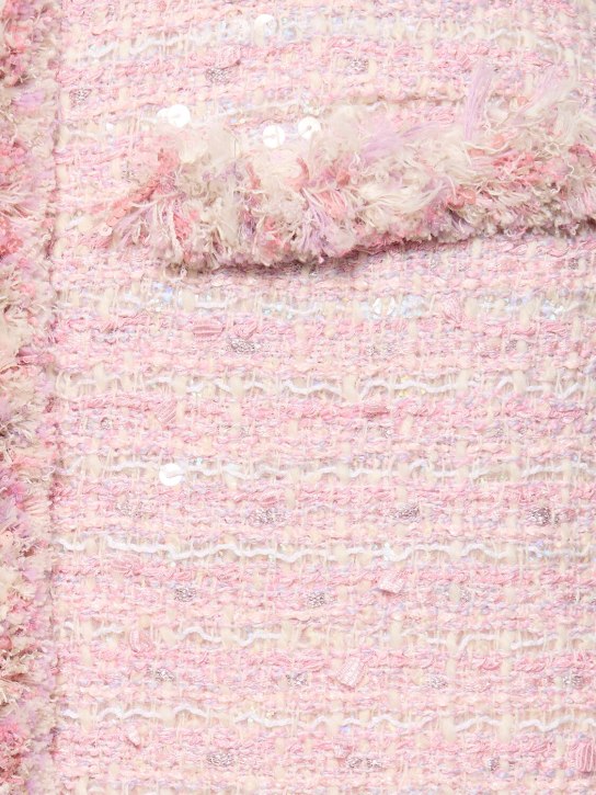 Giambattista Valli: Minifalda de algodón bouclé