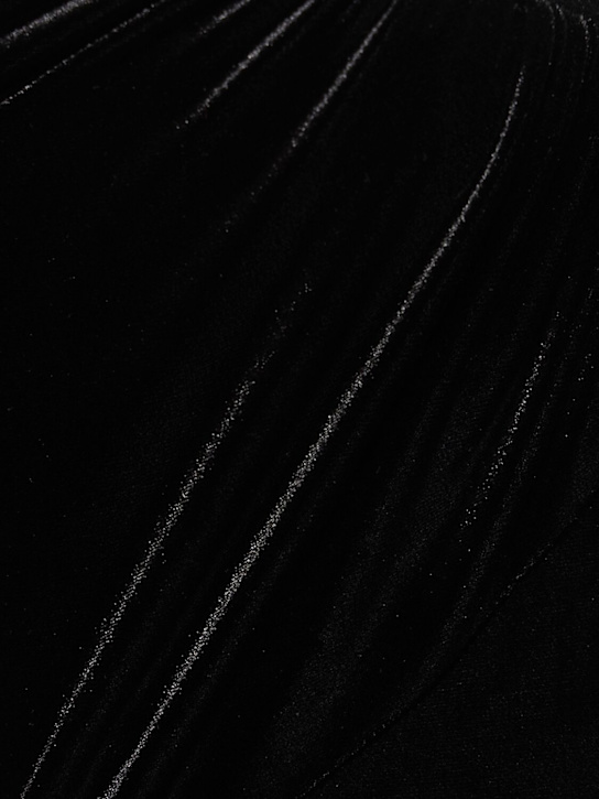 16arlington: Robe midi en velours à encolure licou Salm