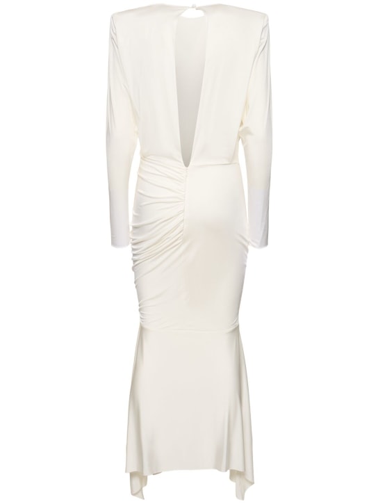 Alexandre Vauthier: Vestito in raso / schiena scoperta