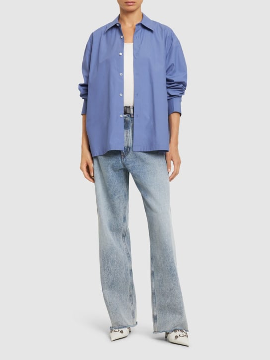 Alexander Wang - Chemise boutonnée en coton à logo