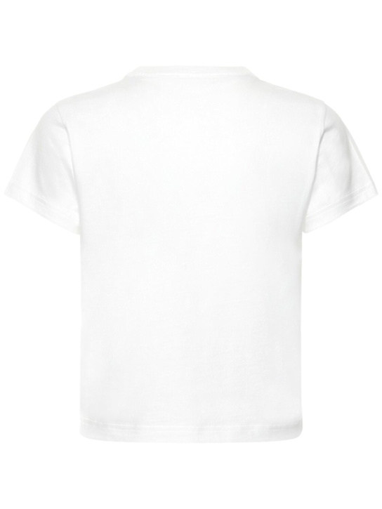 Alexander Wang: T-shirt in jersey di cotone