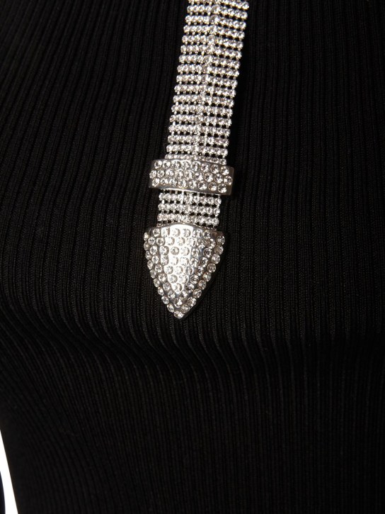 Giuseppe Di Morabito: Vestido corto de algodón stretch