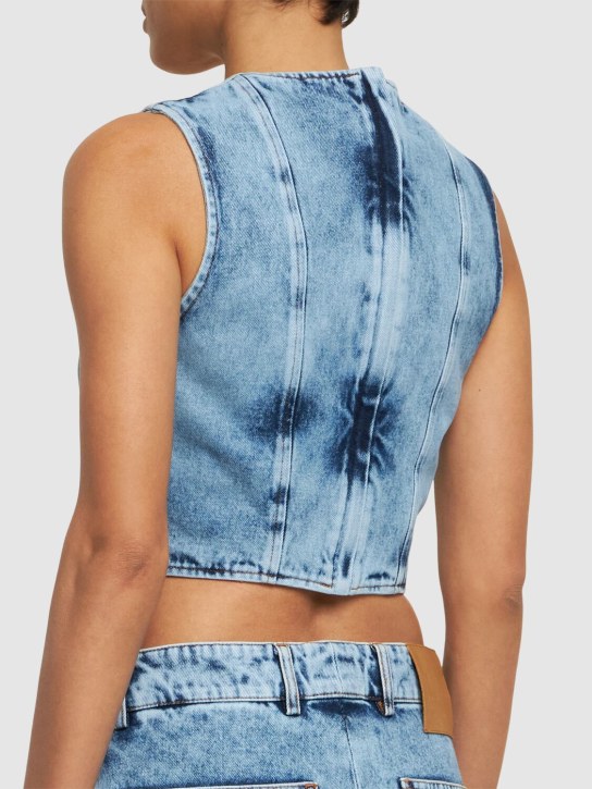 Giuseppe Di Morabito: Haut en denim de coton