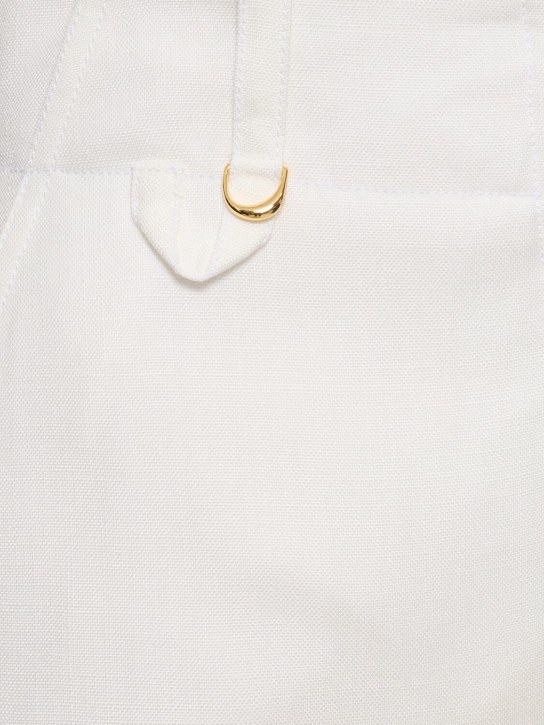 Jacquemus: Falda midi de viscosa