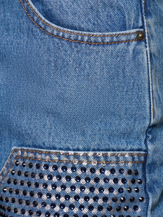 Area: Jeans dritti con decorazioni