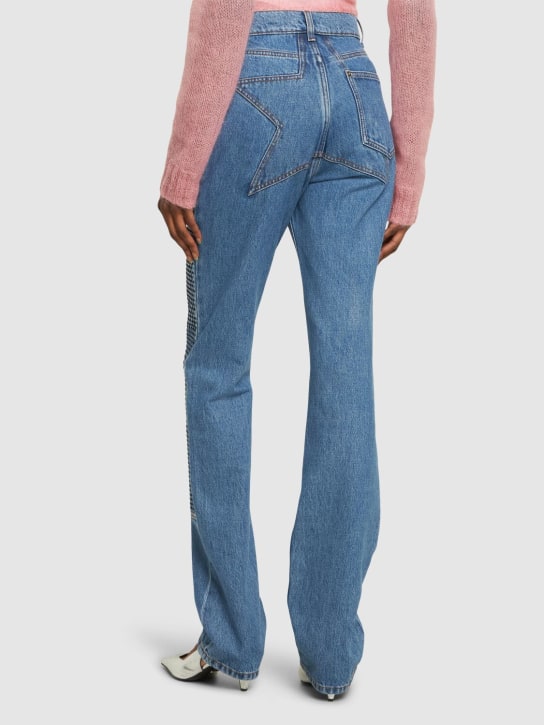 Area: Jeans dritti con decorazioni
