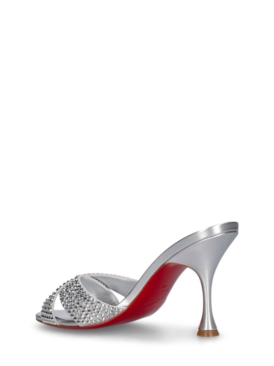 Christian Louboutin: Escarpins en cuir laminé Mariza 85 mm