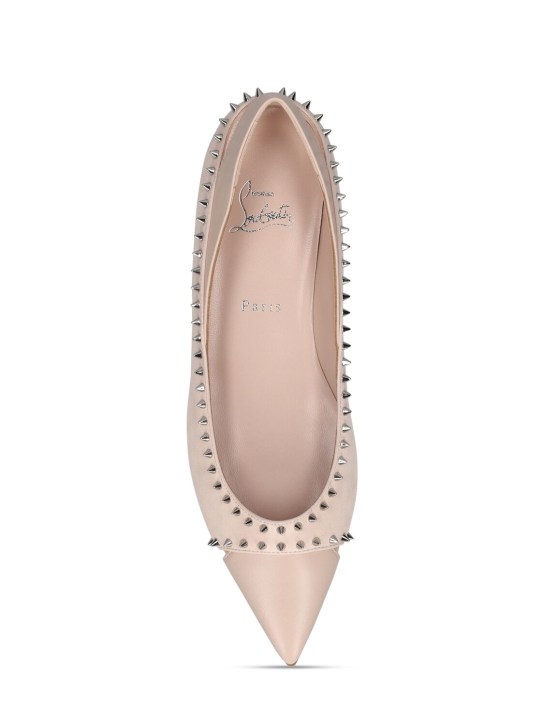 Christian Louboutin: Ballerines en cuir Duvettina
