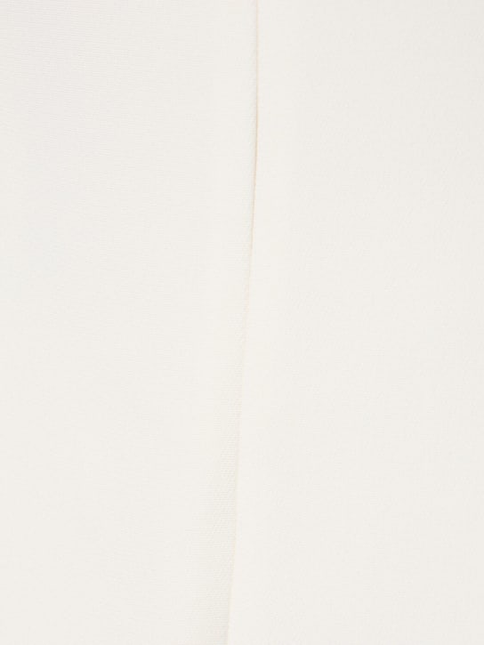 Valentino: Short sleeve crepe mini dress