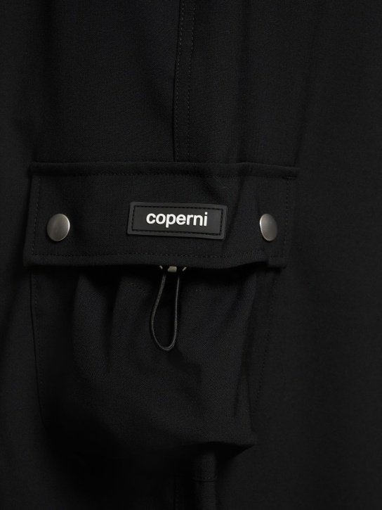 Coperni: Falda cargo de lana