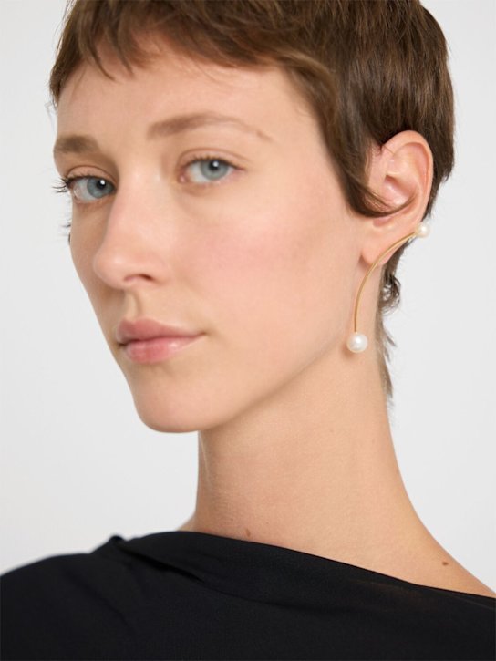 Sophie Bille Brahe - Mono-Ohrring mit Perle „Stellari Grande“