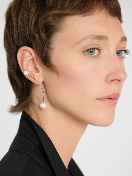 Sophie Bille Brahe - Mono-Ohrring mit Perle „Stellari Grande“