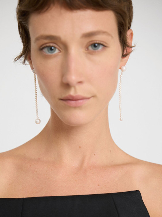 Sophie Bille Brahe: 14 Karat Gold- & Perlen-Ohrringe „Corinne Grande“
