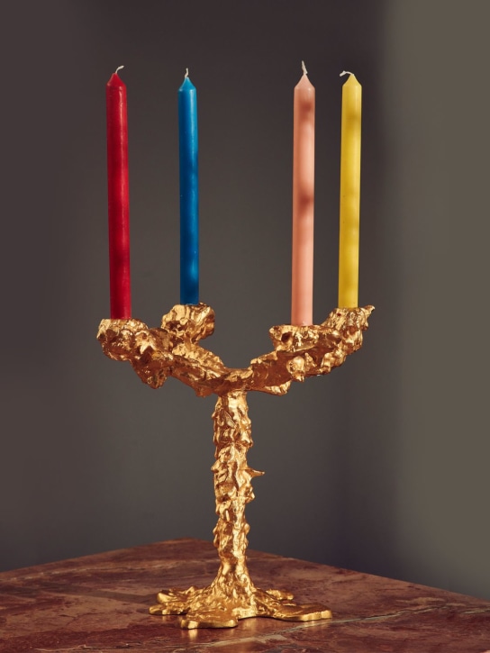 Polspotten: Drip 4-arm candle holder