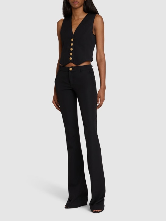 Balmain: Pantalones de lana