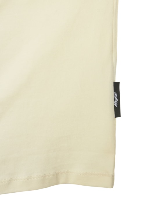 MSGM: T-shirt in jersey di cotone con logo
