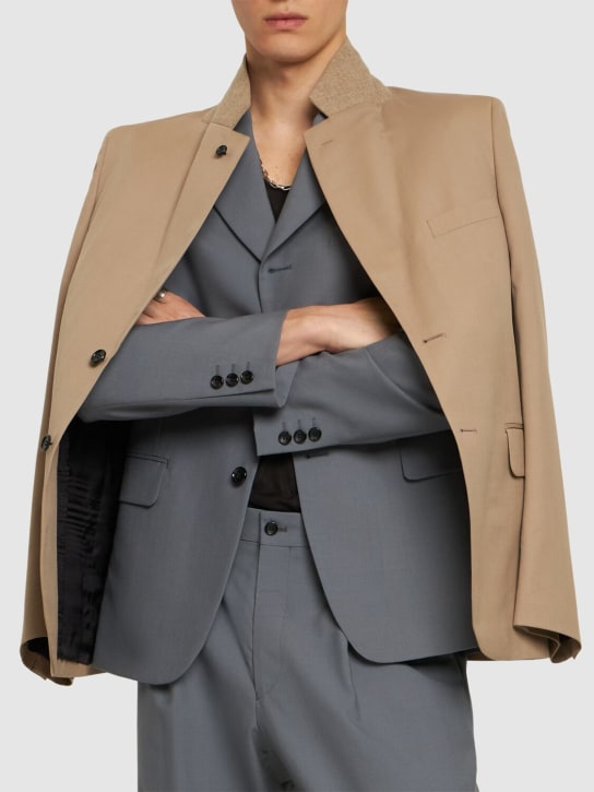 Comme des Garçons Homme Plus: Blazer en laine doublée