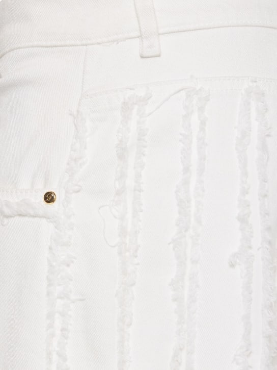 Blumarine: Jeans in denim di cotone