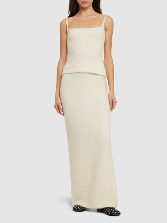 Magda Butrym - Alpaca blend knit skirt