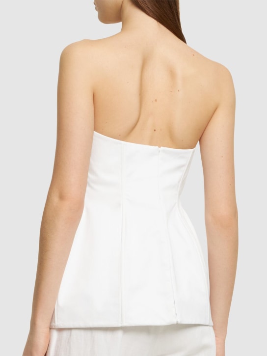 Magda Butrym: Top bustier in cotone