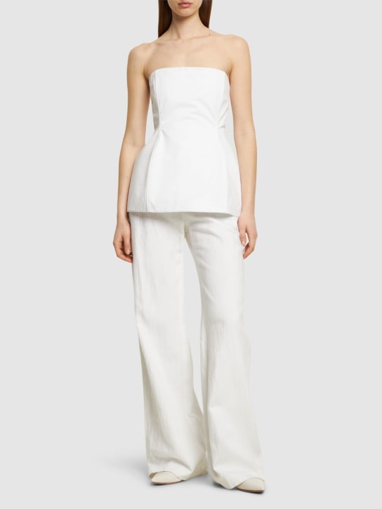 Magda Butrym: Top bustier in cotone