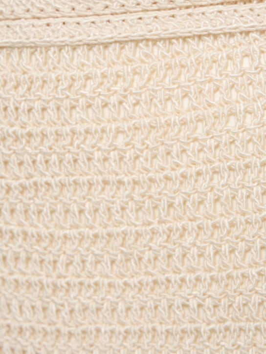 Magda Butrym: Jupe en crochet de coton mélangé