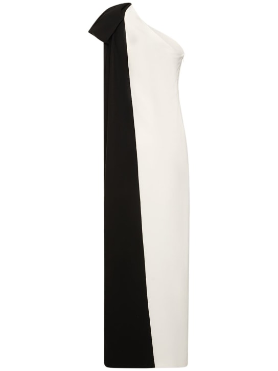 Roland Mouret: Robe longue asymétrique en cady stretch