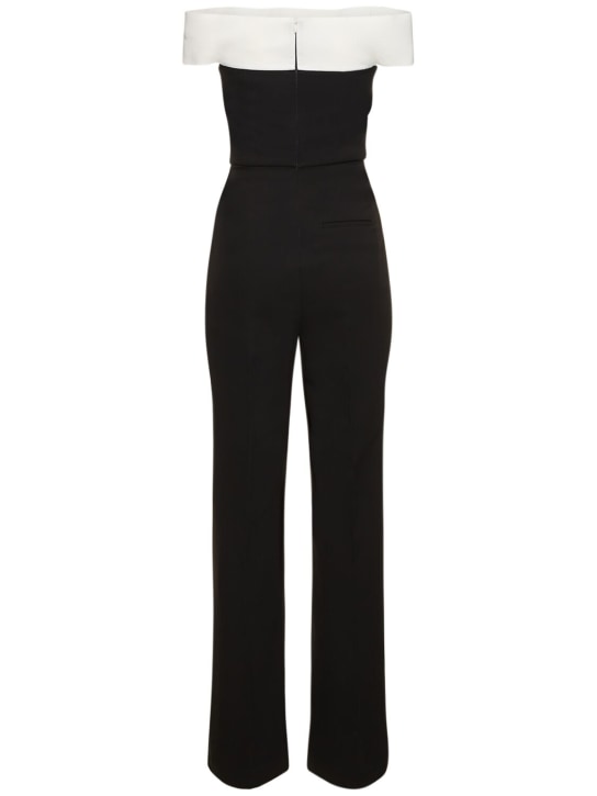 Roland Mouret: Schulterfreier Overall aus Stretch-Cady
